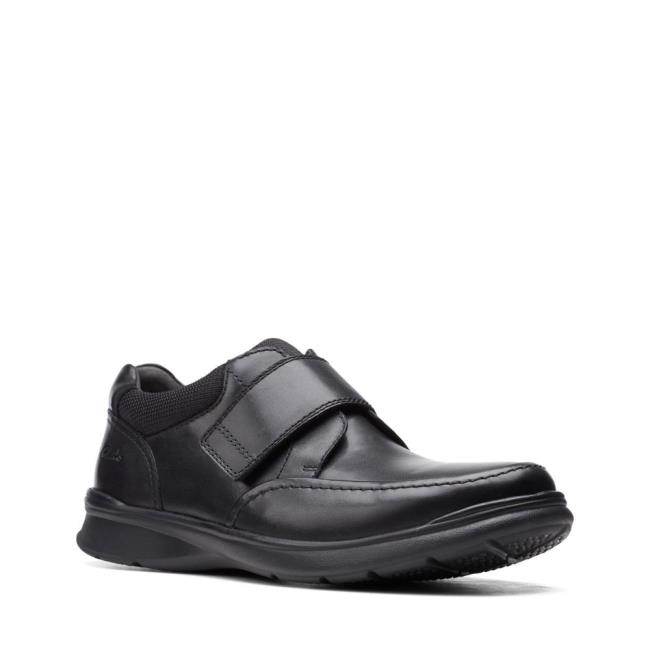 Sapatos Pretos Clarks Cotrell Alças Masculino Pretas | CLK289ZIV