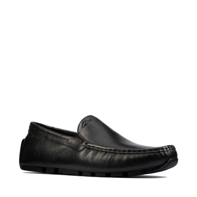 Sapatos Pretos Clarks Oswick Edge Masculino Pretas | CLK340RUM