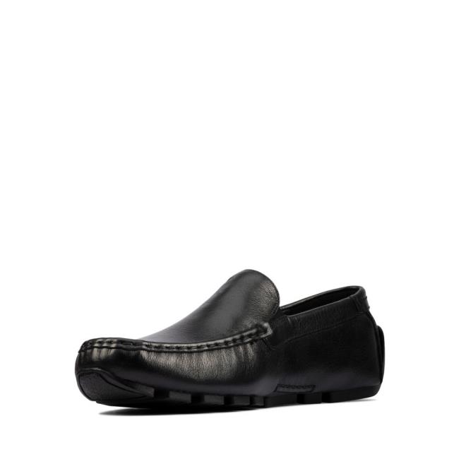 Sapatos Pretos Clarks Oswick Edge Masculino Pretas | CLK340RUM