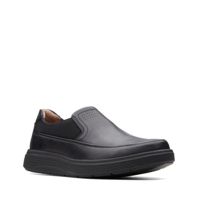 Sapatos Pretos Clarks Un Abode Go Masculino Pretas | CLK572XIH