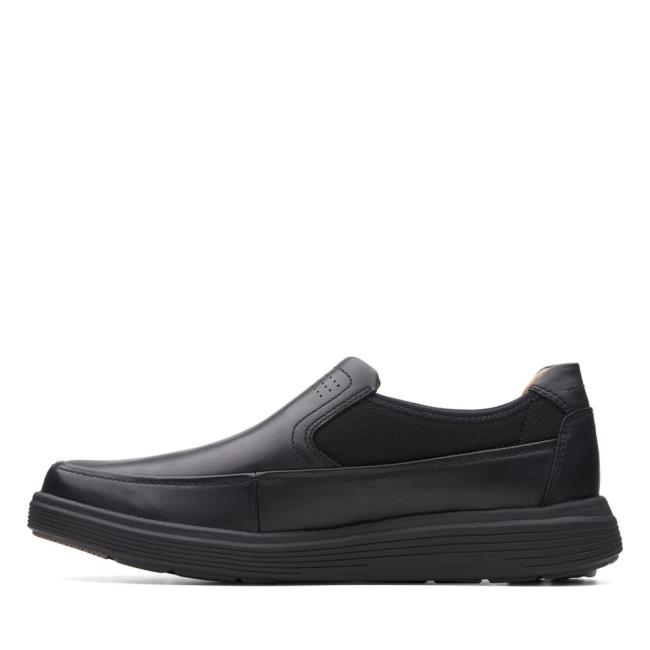 Sapatos Pretos Clarks Un Abode Go Masculino Pretas | CLK572XIH