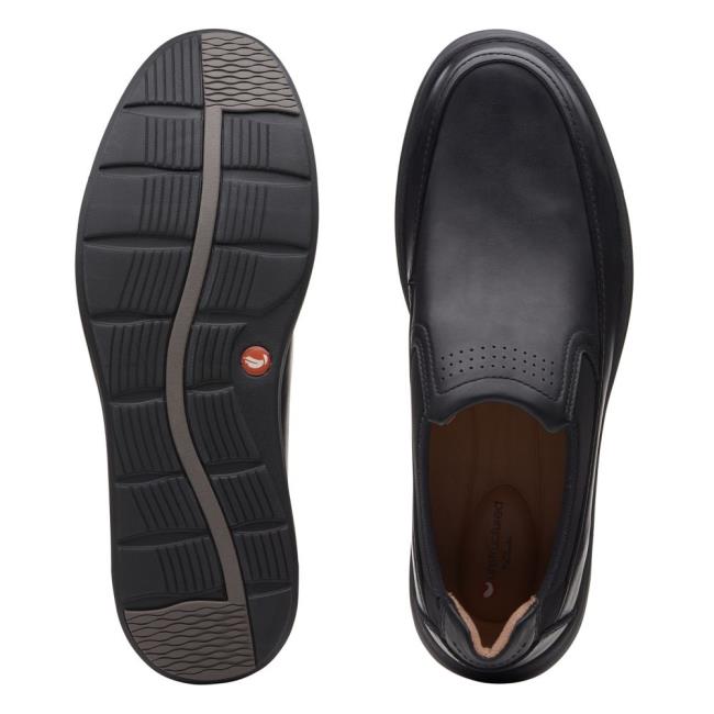 Sapatos Pretos Clarks Un Abode Go Masculino Pretas | CLK572XIH