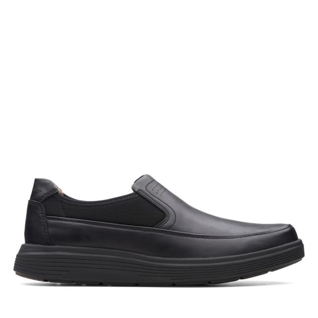 Sapatos Pretos Clarks Un Abode Go Masculino Pretas | CLK572XIH