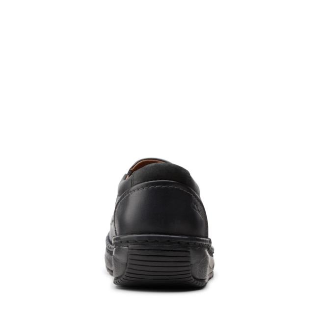 Sapatos Pretos Clarks Un Soul Step Masculino Pretas | CLK382RXS