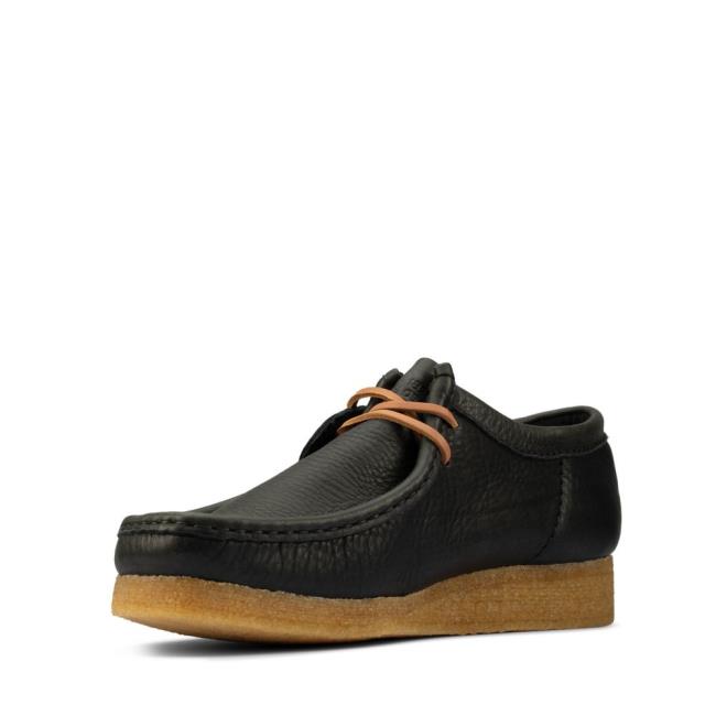 Sapatos Pretos Clarks Wallabee Masculino Pretas Bege | CLK756LFZ